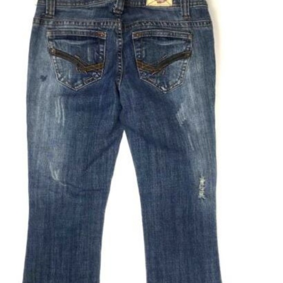 T Five Bootcut Distressed Jeans Size 3 - Picture 5 of 7